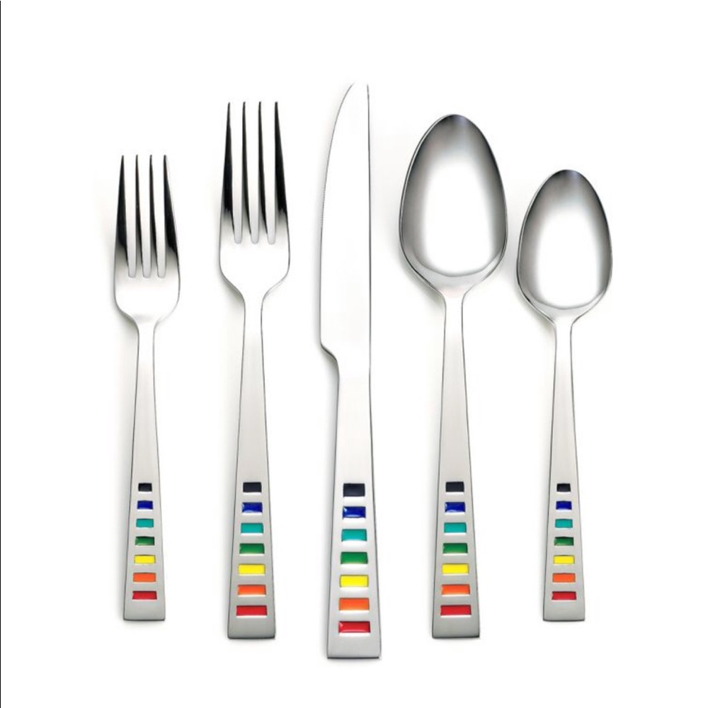 40 PIECE!! Fiesta Celebration Flatware set!
